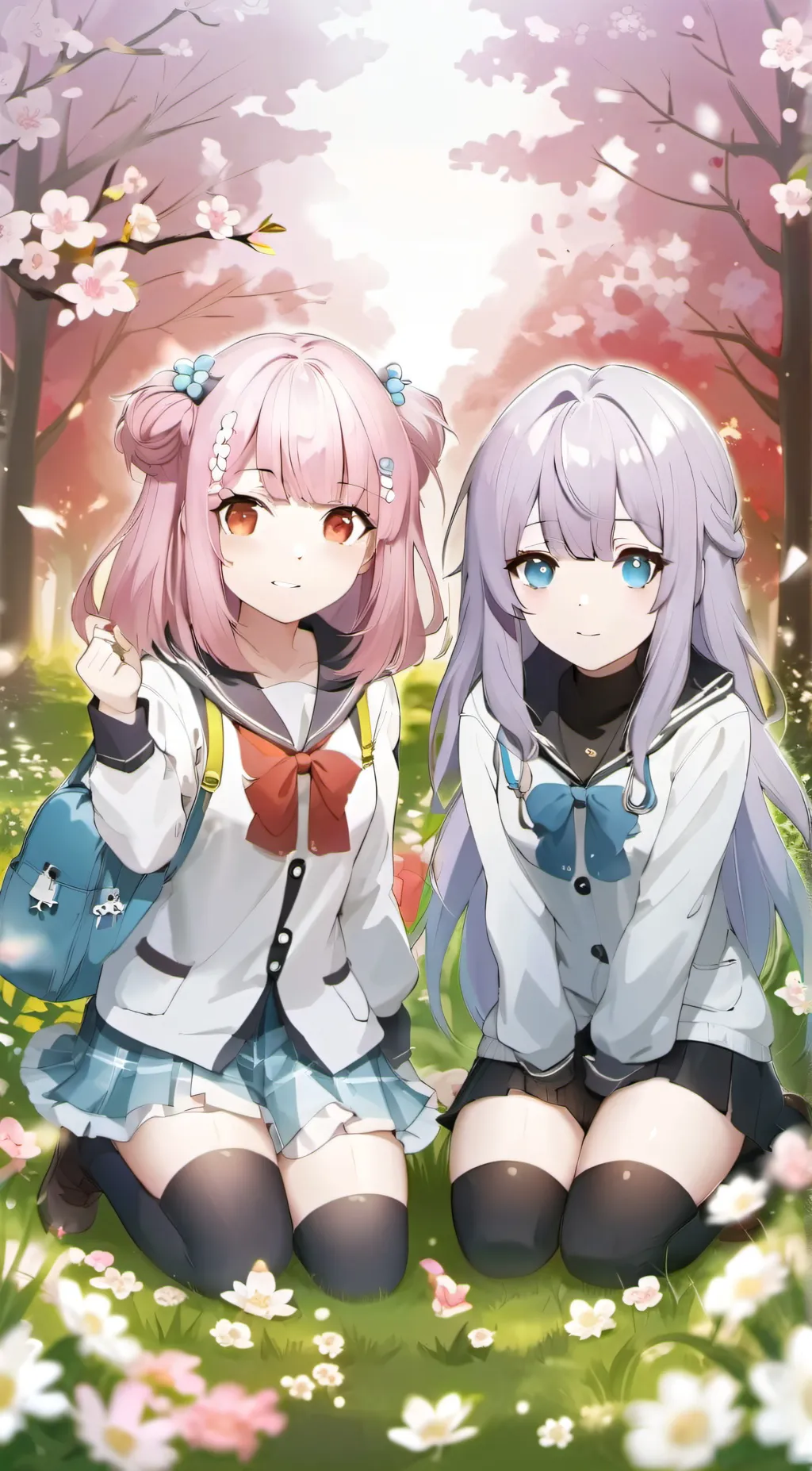 ai character: Misu and Shummy background