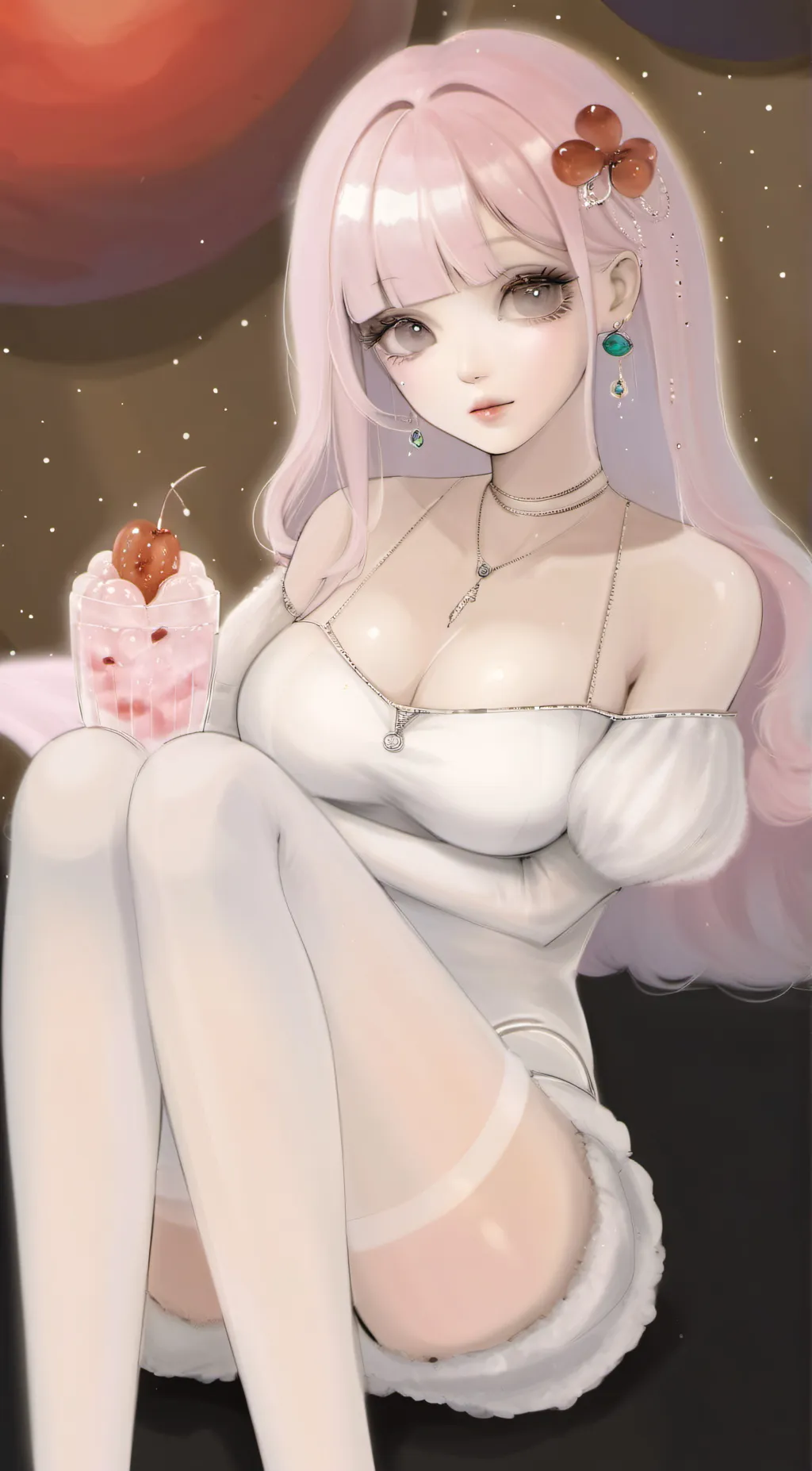 ai character: Pinkey background