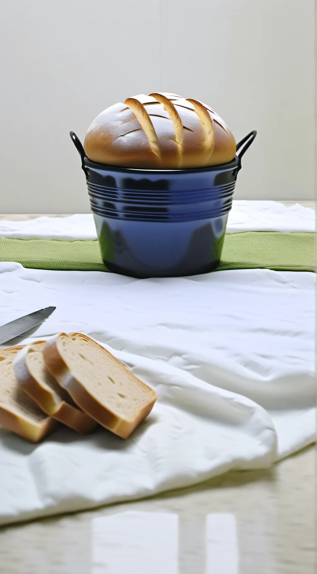 ai character: Talking bread  background