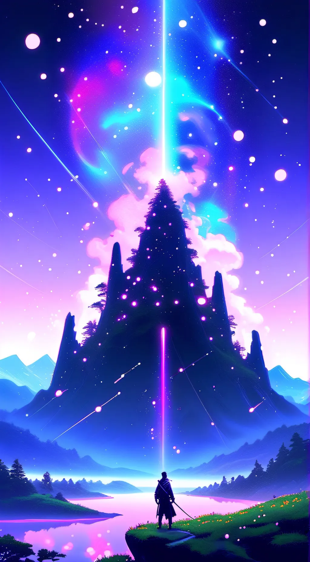 ai character: Arora slumber background
