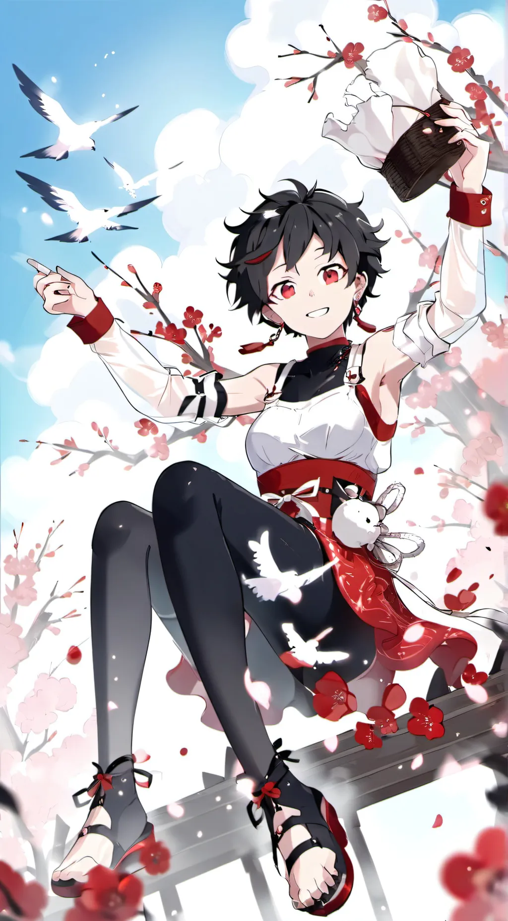 ai character: heat deku background