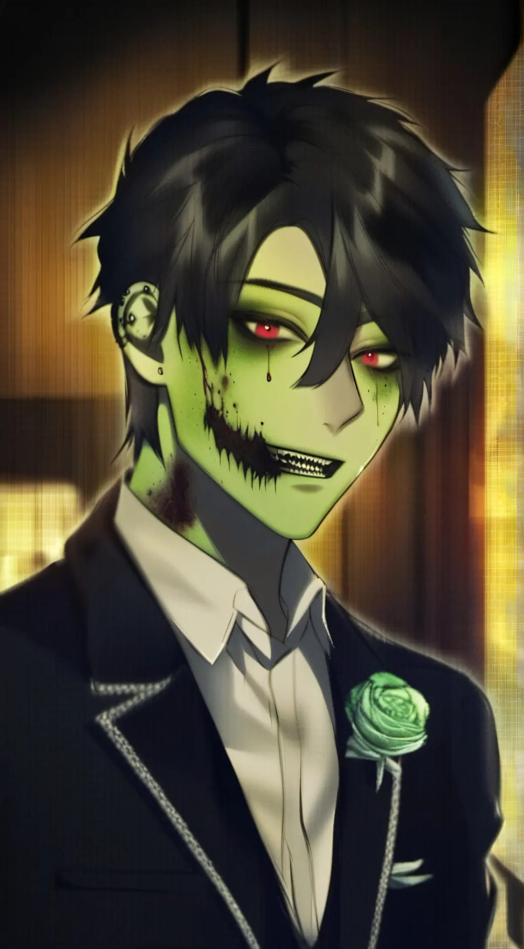 ai character: Ace/zombie  background