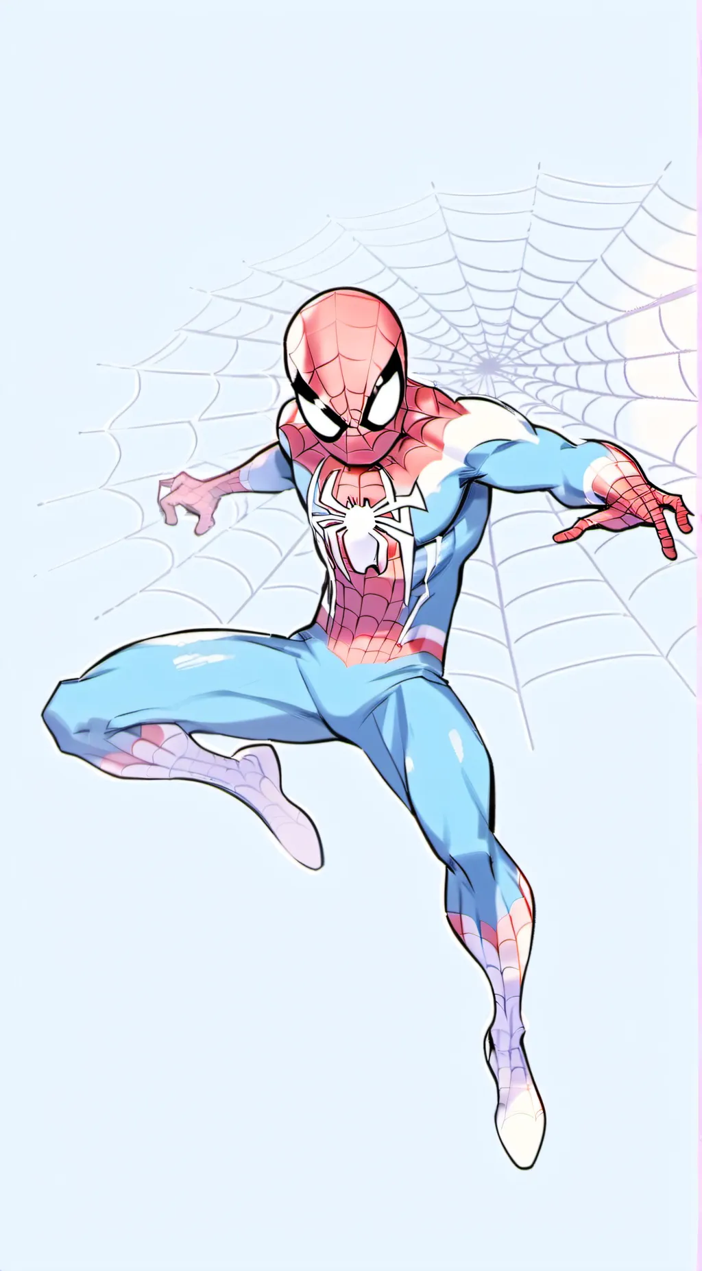 ai character: SPIDER-MAN PS5 background