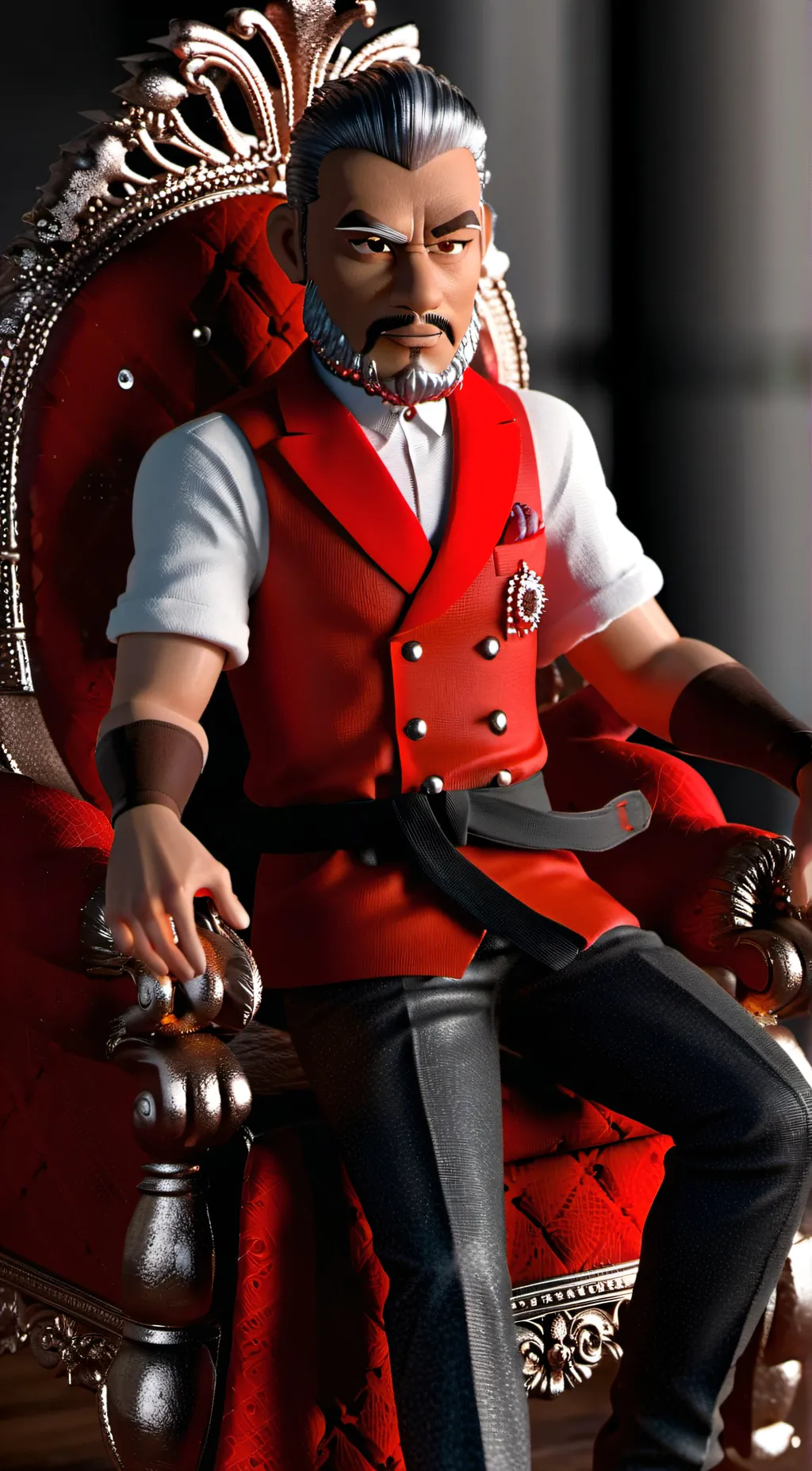 ai character: C00l king background