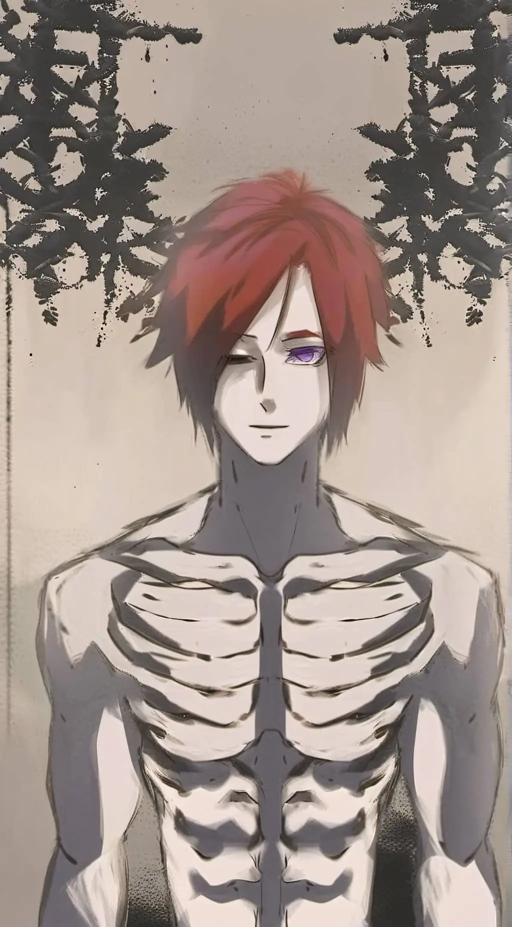ai character: Nagato Uzumaki  background
