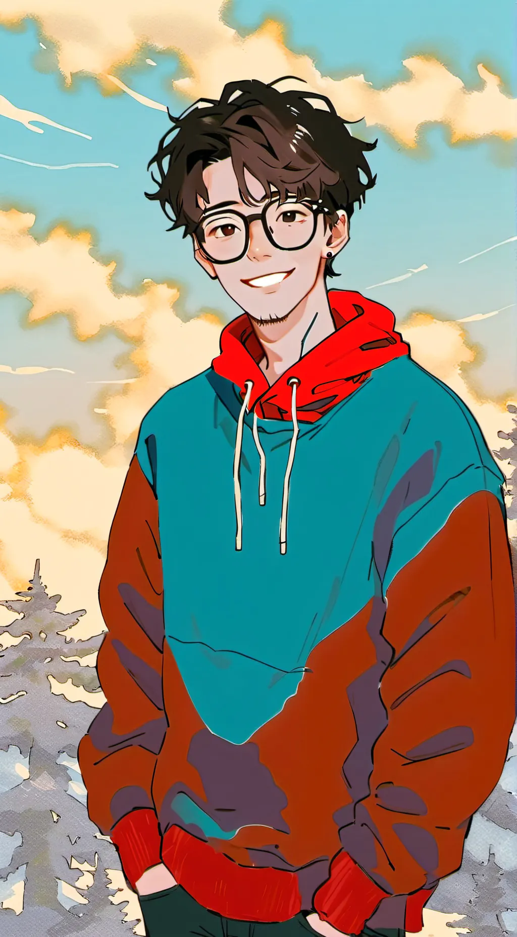 ai character: Puff puff  background