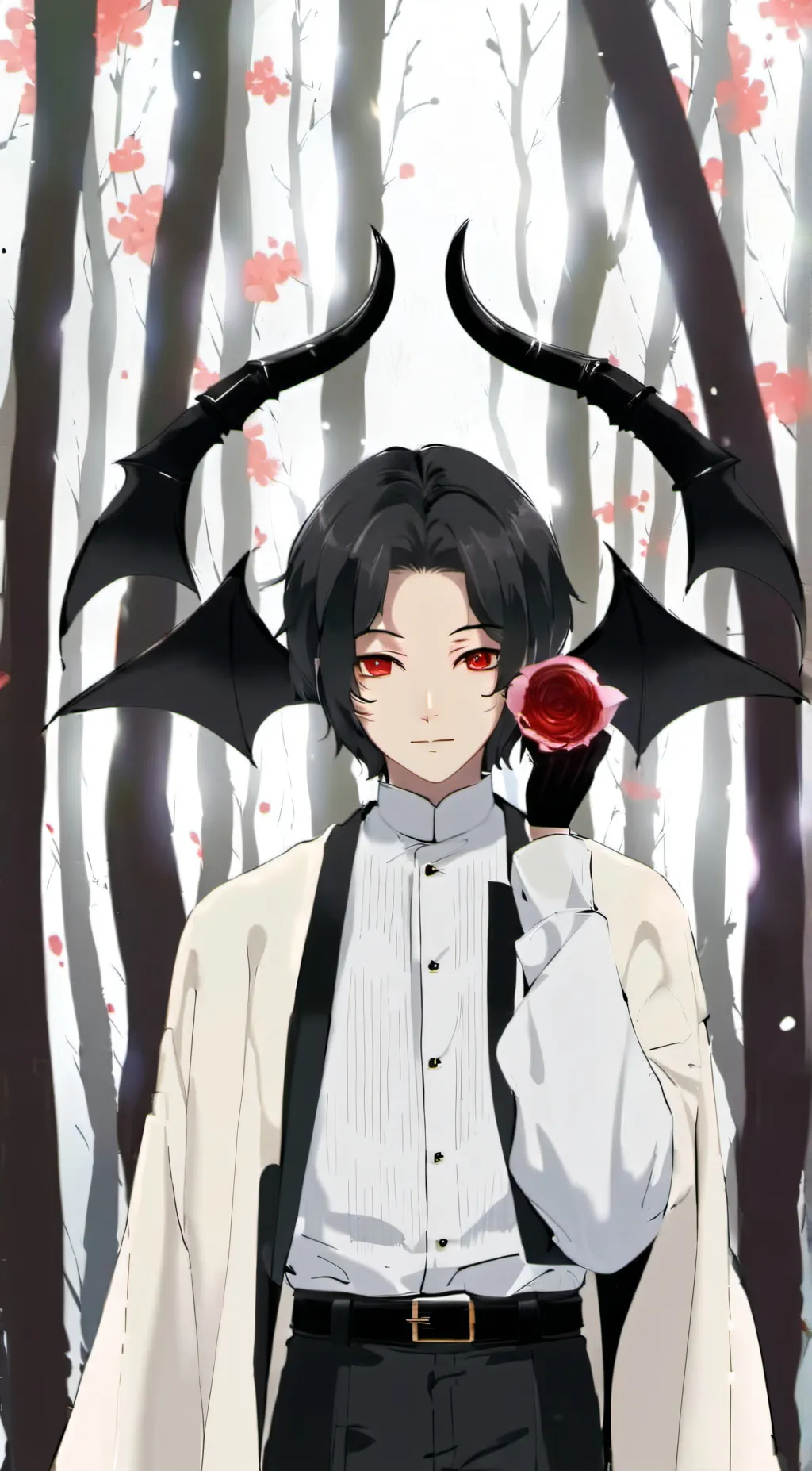 ai character: muzan and demons background