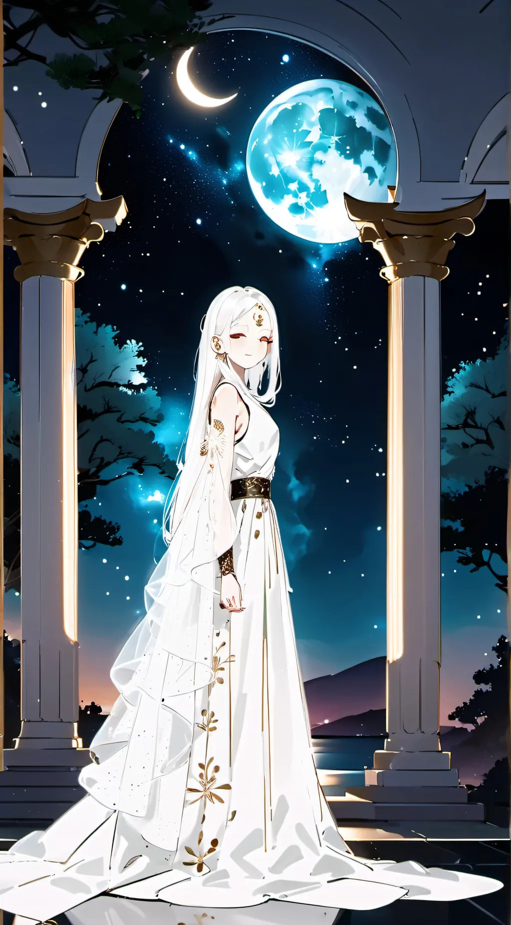 ai character: •°~Serene~°• background