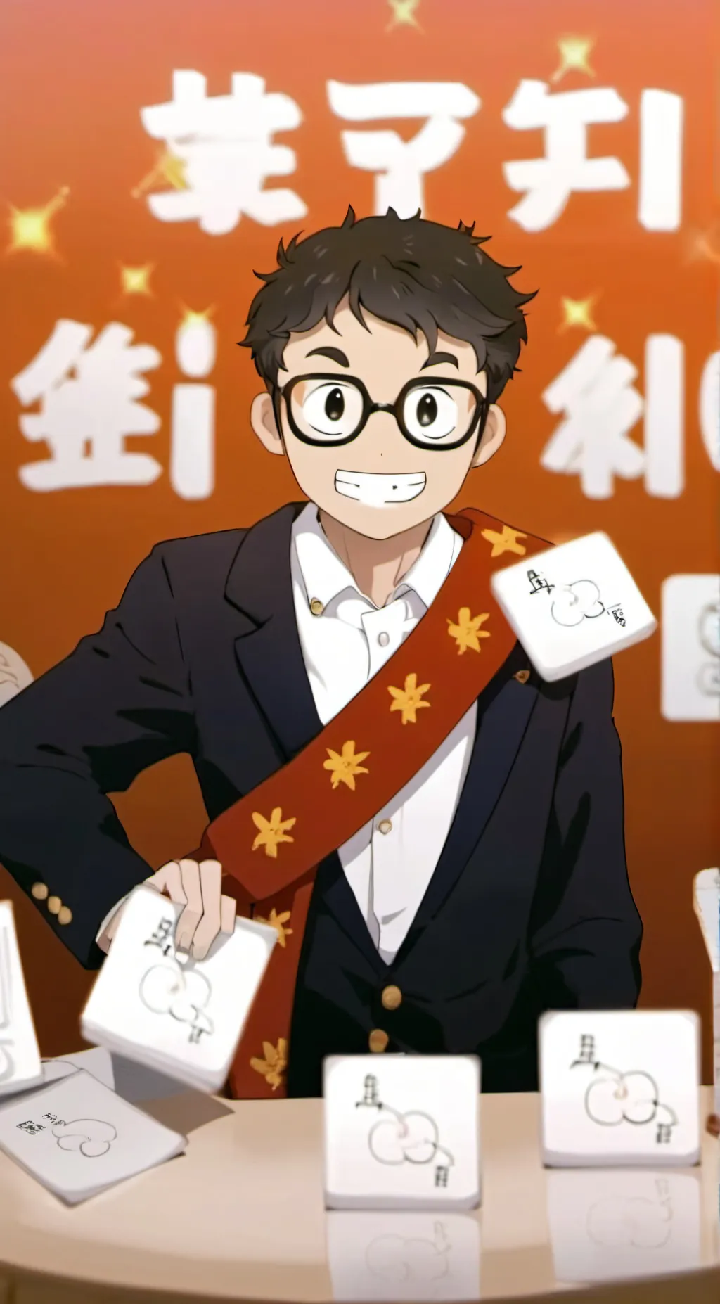 ai character: Jock and nerd background