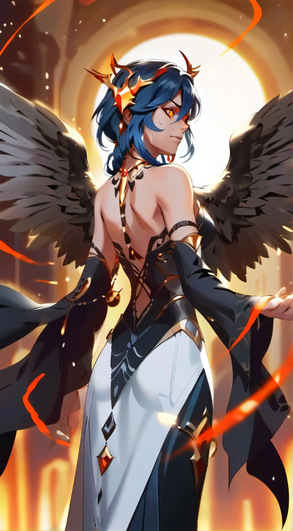 ai character: Kiara  background