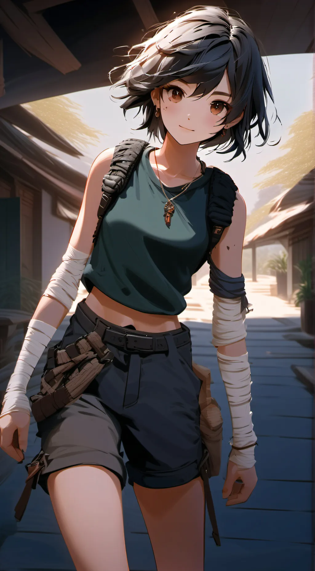 ai character: quirkless background