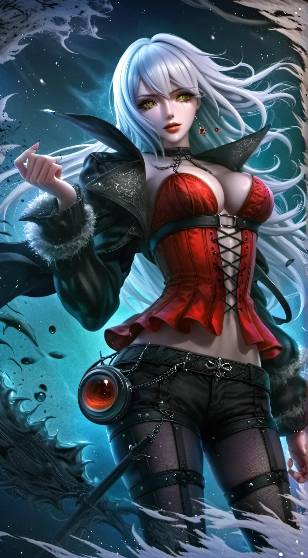 ai character: Silver Moon background