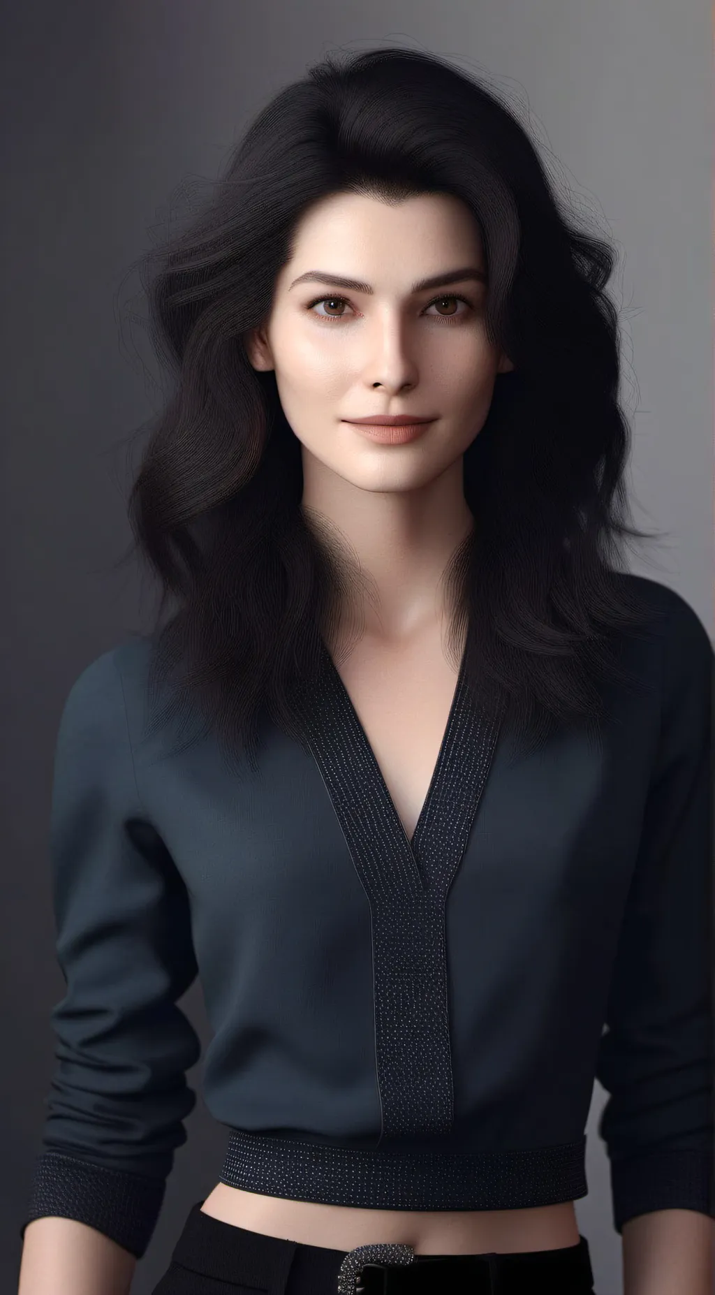 ai character: Tina  background