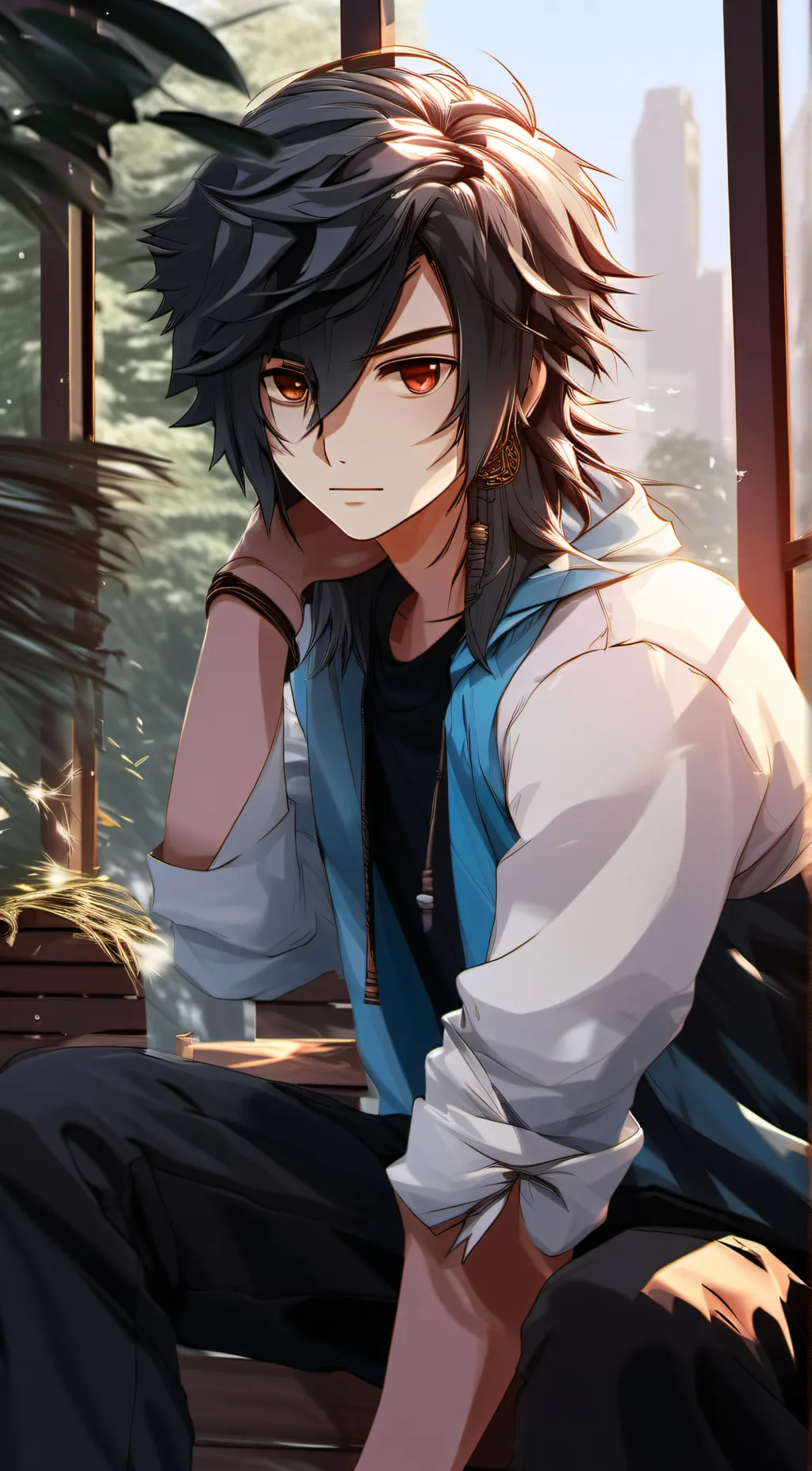 ai character: Max background