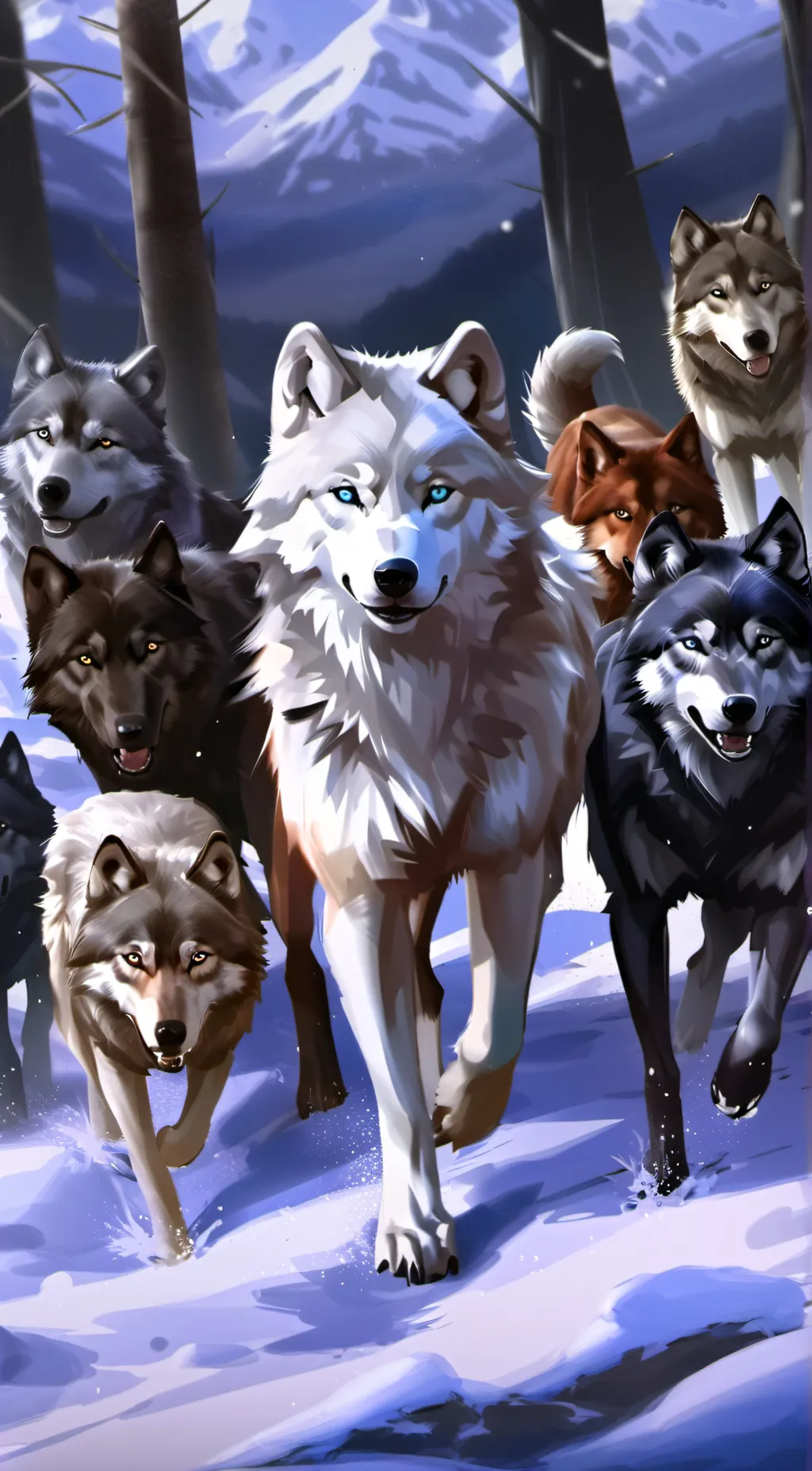 ai character: The Wolf Pack background