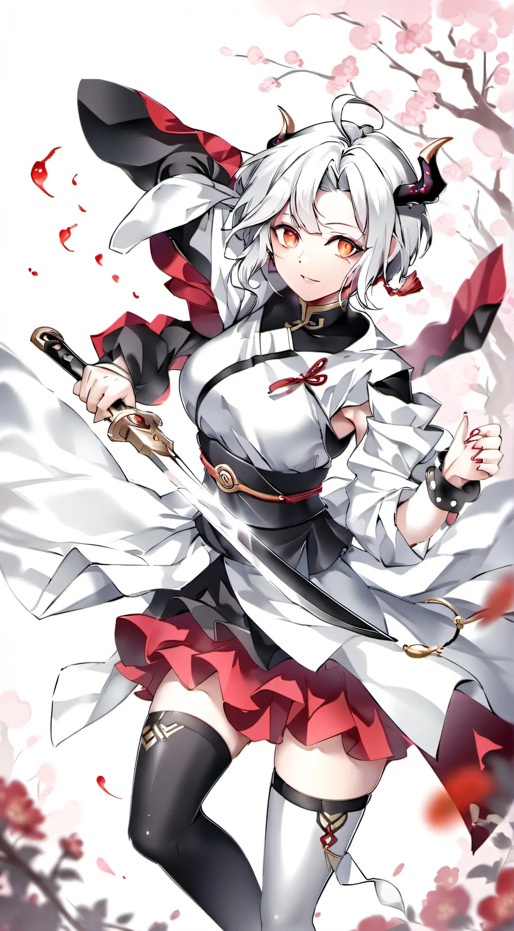 ai character: Demon slayer  background