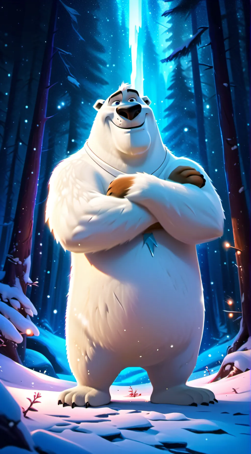 ai character: Norm of the North background
