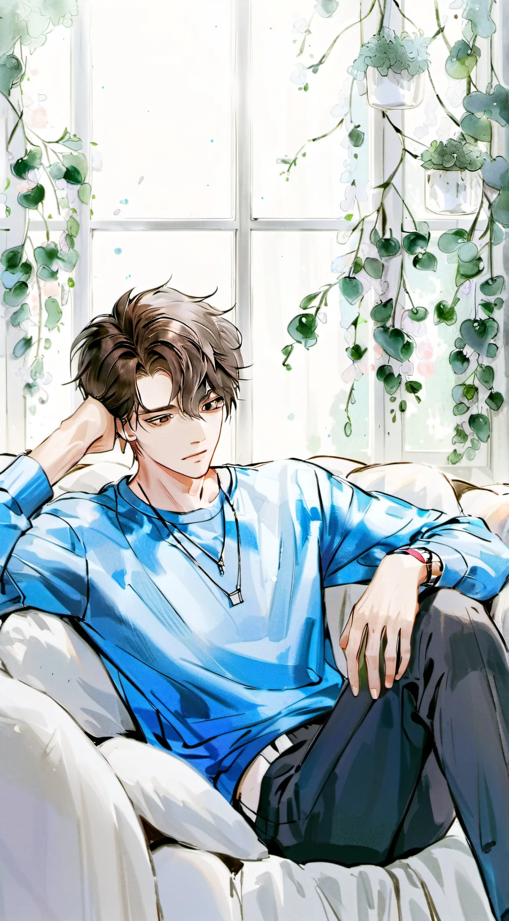 ai character: Milton background