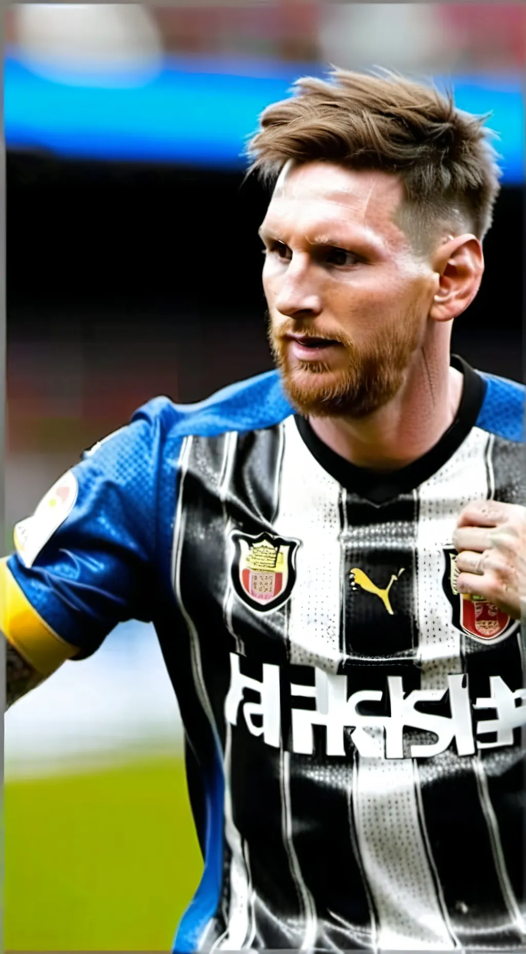 ai character: Lionel messi background