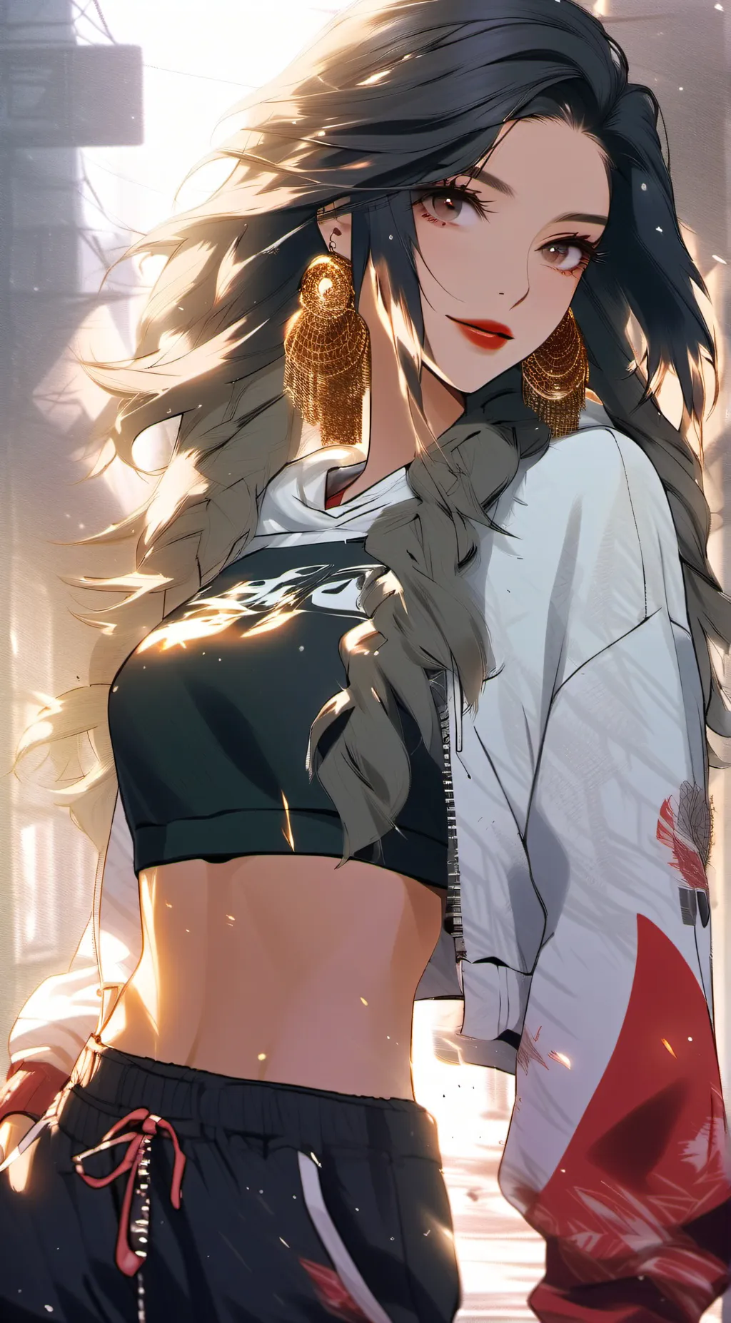 ai character: Yoni background