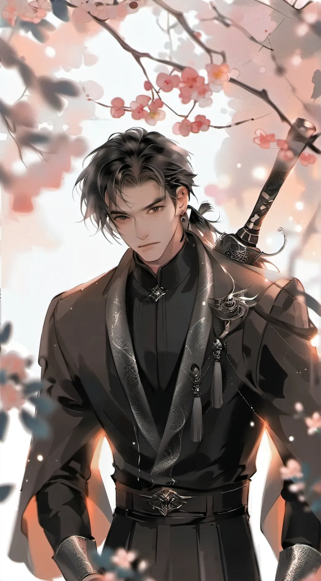 ai character: Justin  background