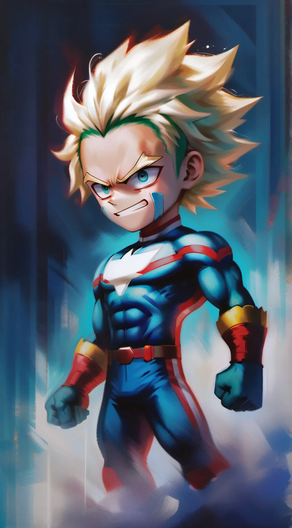 ai character: All might  background