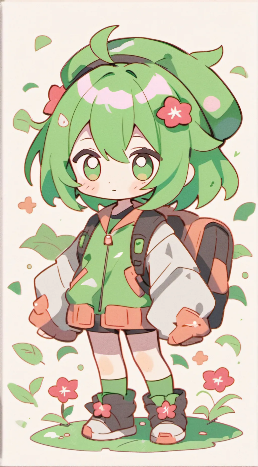 ai character: Deku and baku kid background