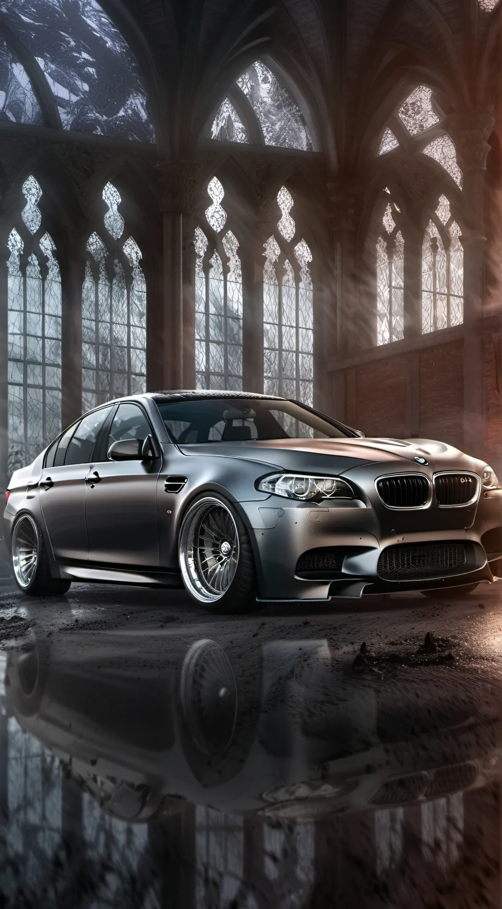 ai character: BMW M5 F10 background