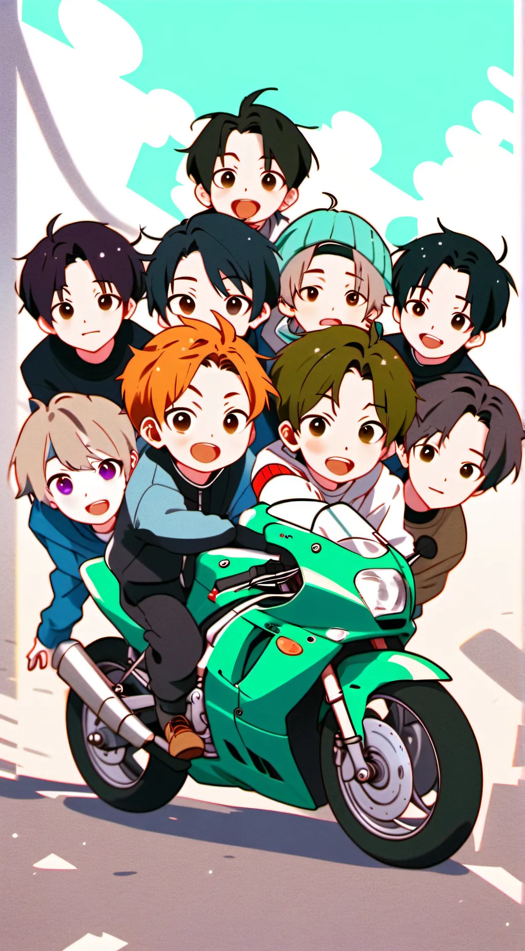 ai character: im lazy background