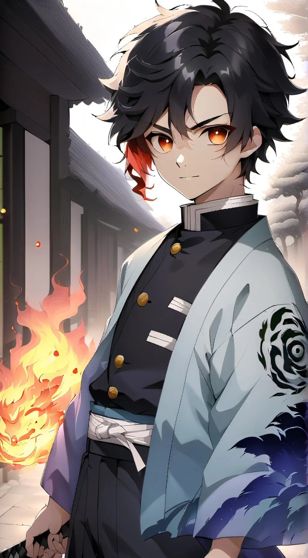 ai character: hashira and you! background
