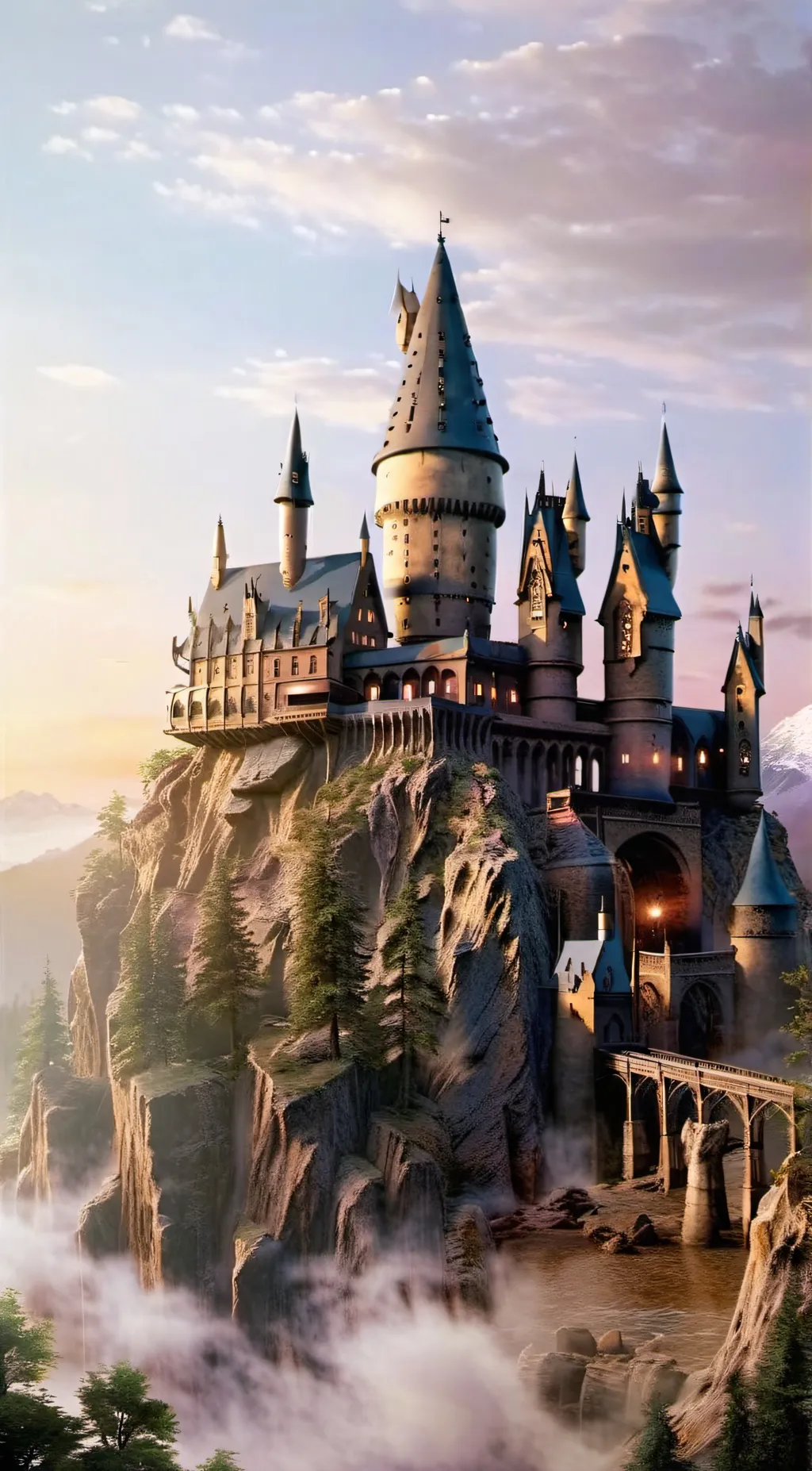ai character: Hogwarts background
