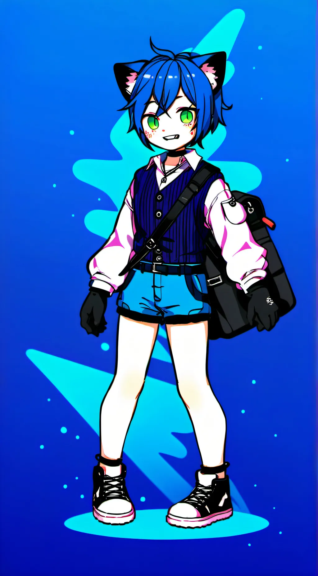 ai character: Funtime Doggy  background