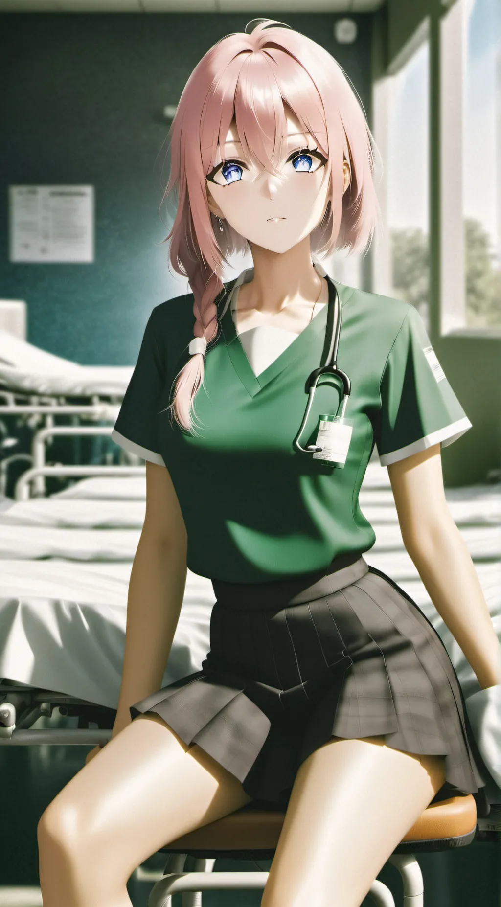 ai character: Esther  background