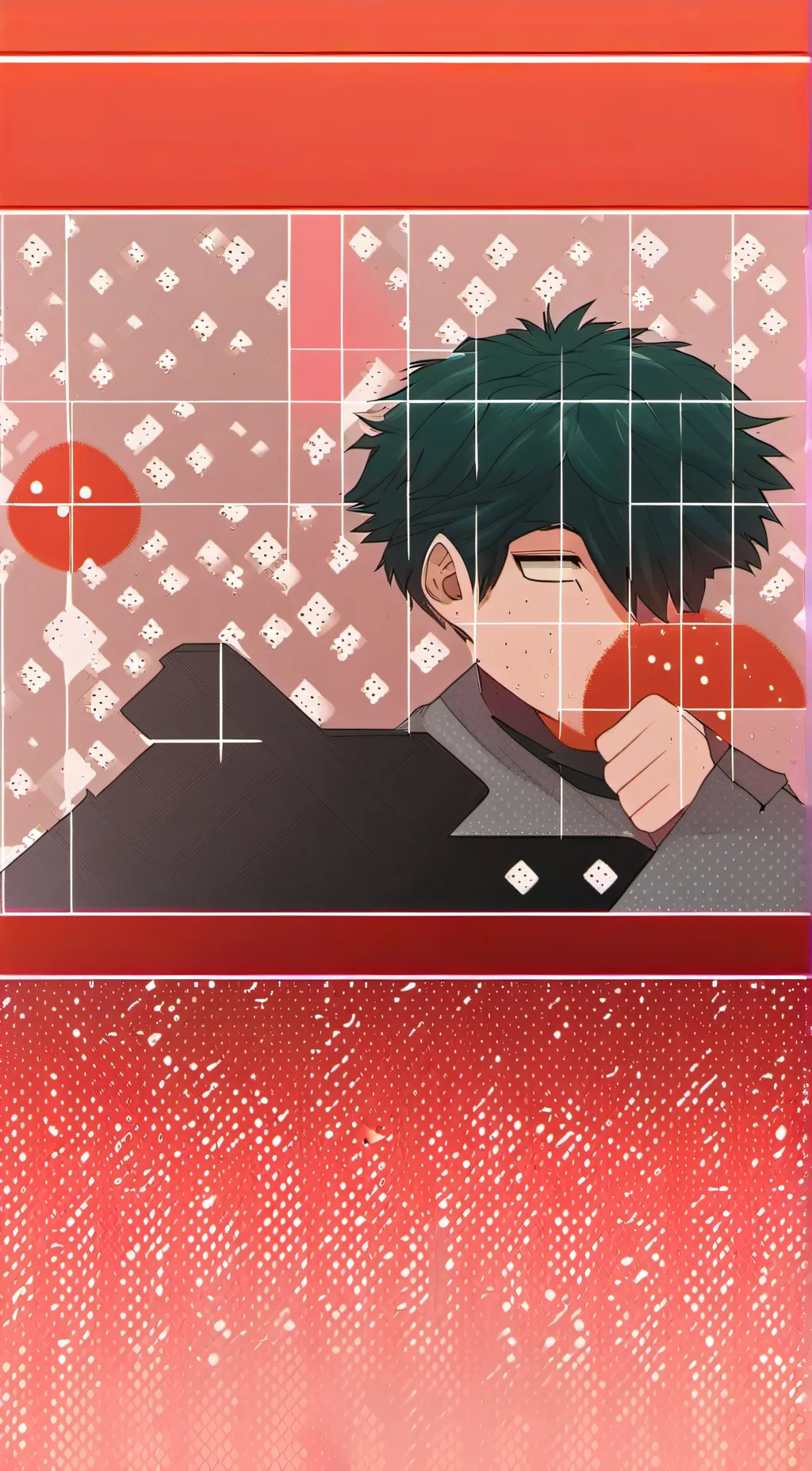 ai character: Villain Izuku Mha background