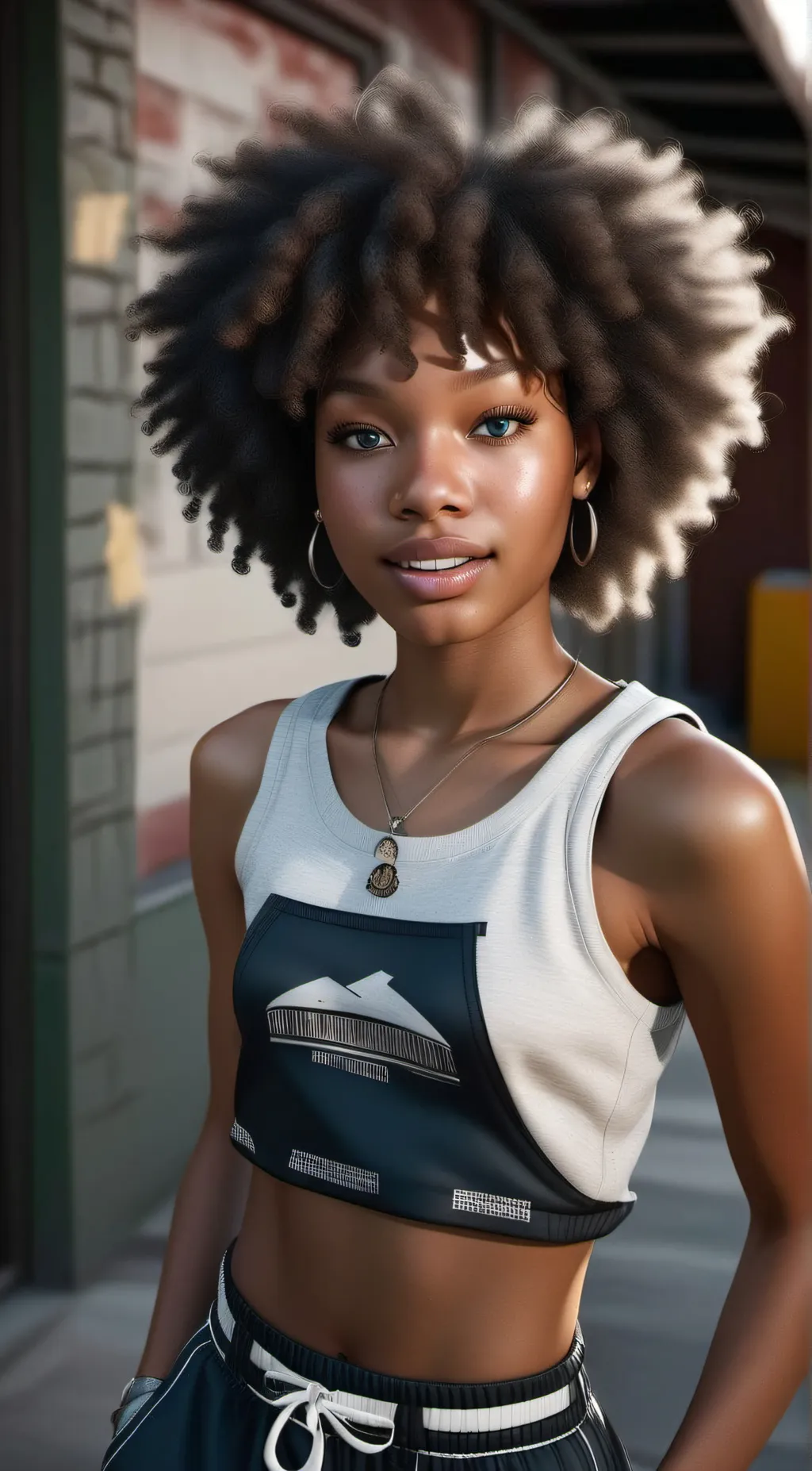 ai character: Britney  background