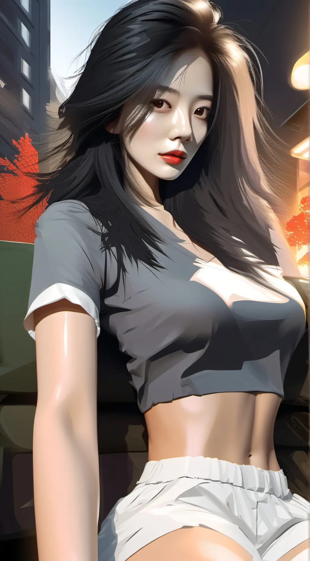 ai character: Jennie  background