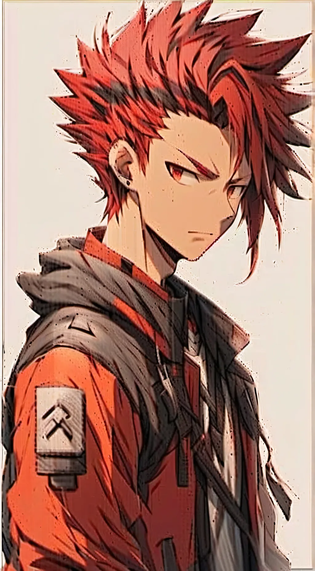 ai character: kirishima  background