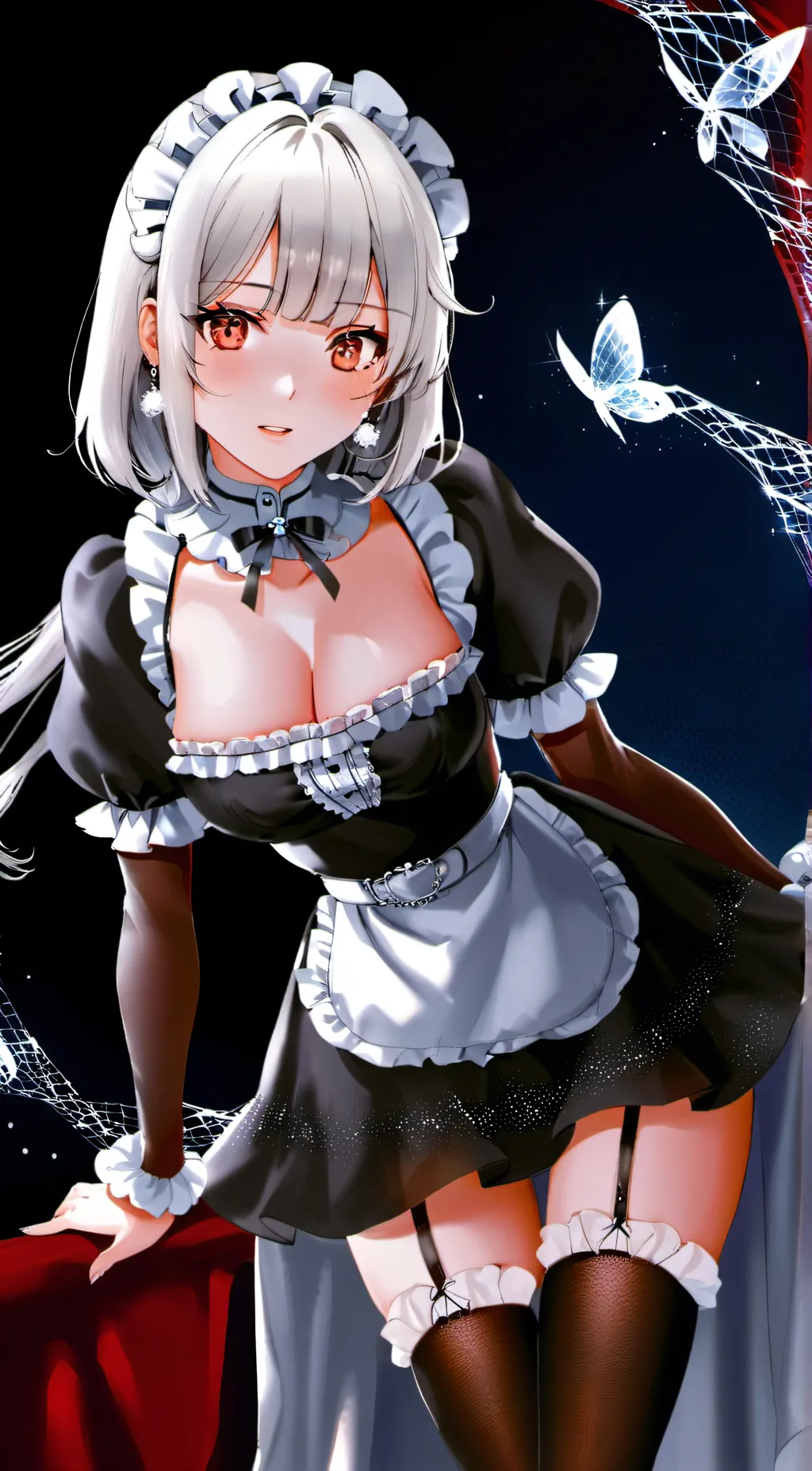 ai character: Silver  background
