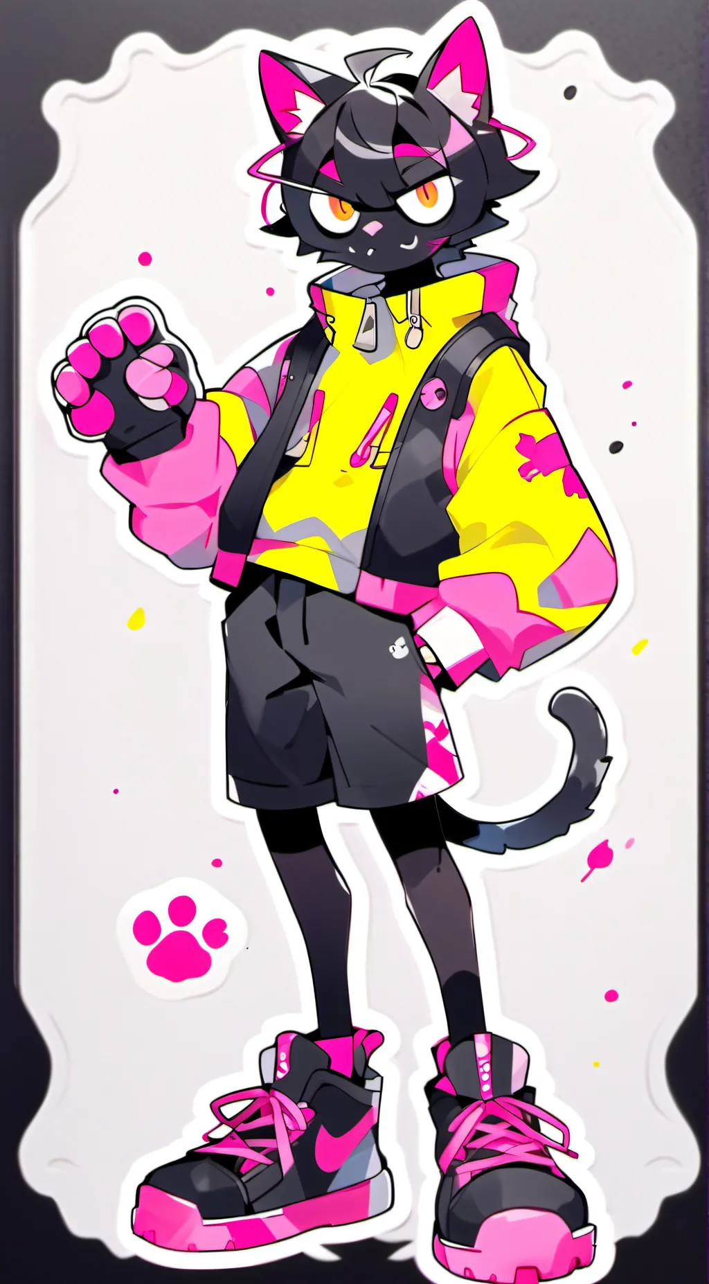 ai character: Felix  background
