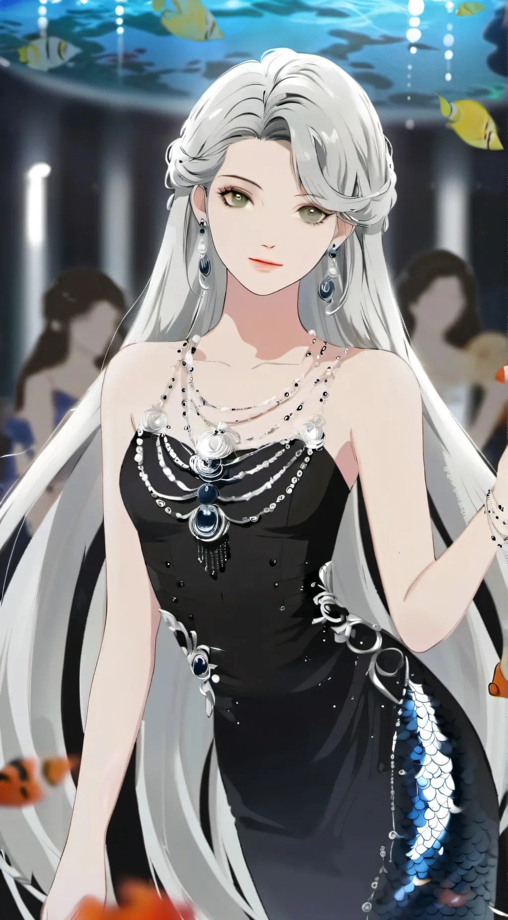 ai character: lilac background