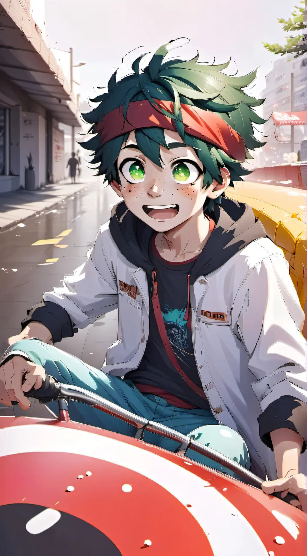 ai character: Deku background