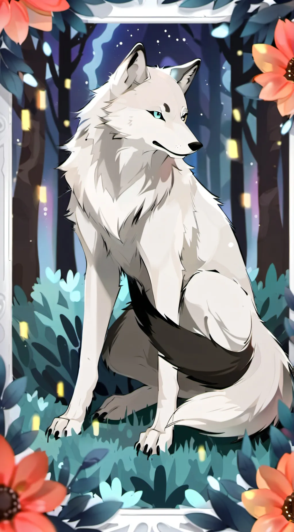 ai character: Dusk background