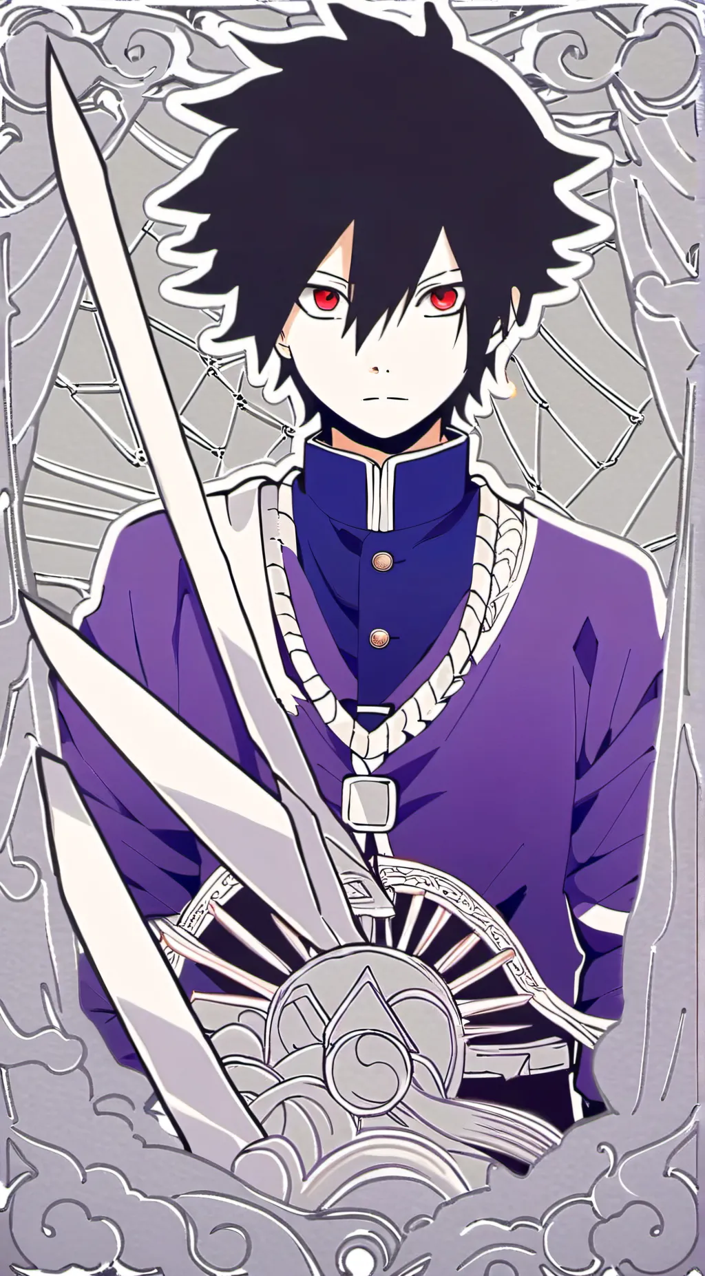 ai character: Sasukes GIRLFRIEND background