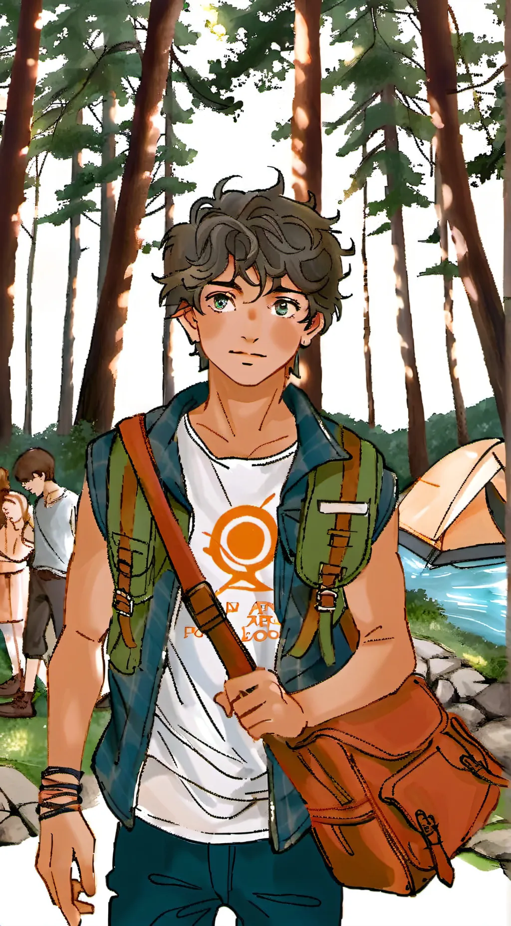 ai character: Percy Jackson  background