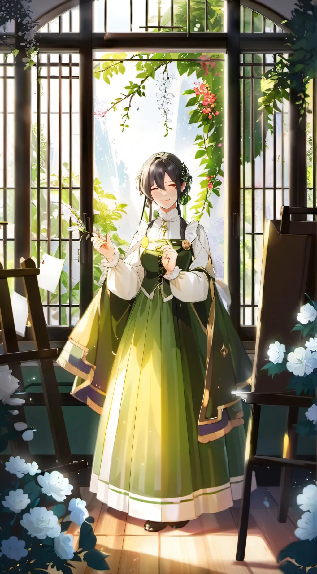 ai character: sena background
