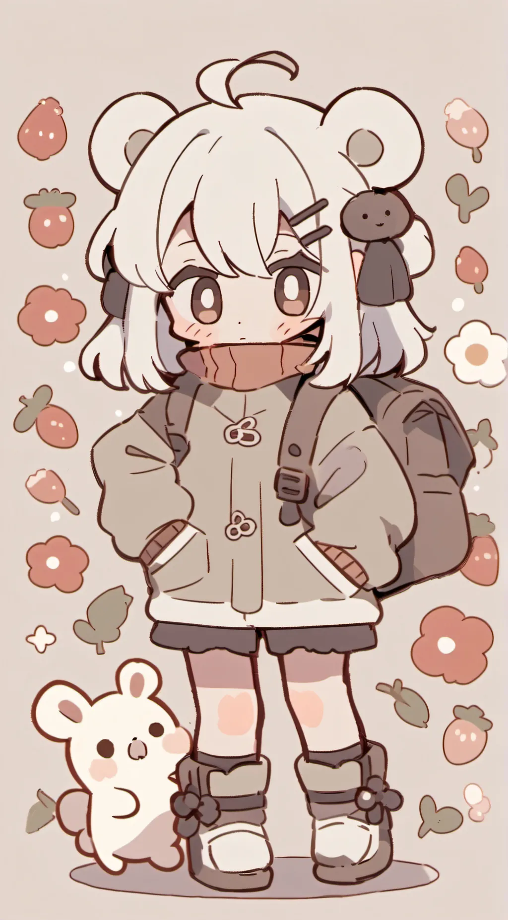 ai character: Alice^`•`^<3 background