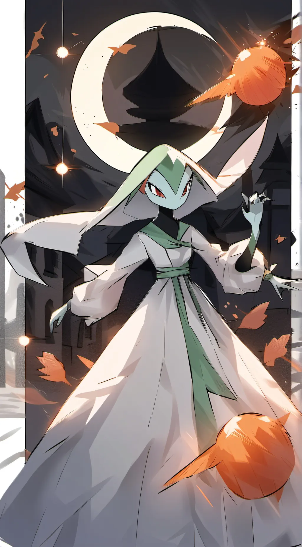 ai character: Gardivoir background
