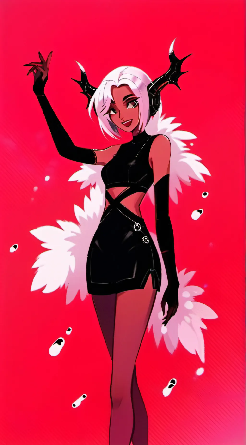 ai character: Ruby Fireborn. background