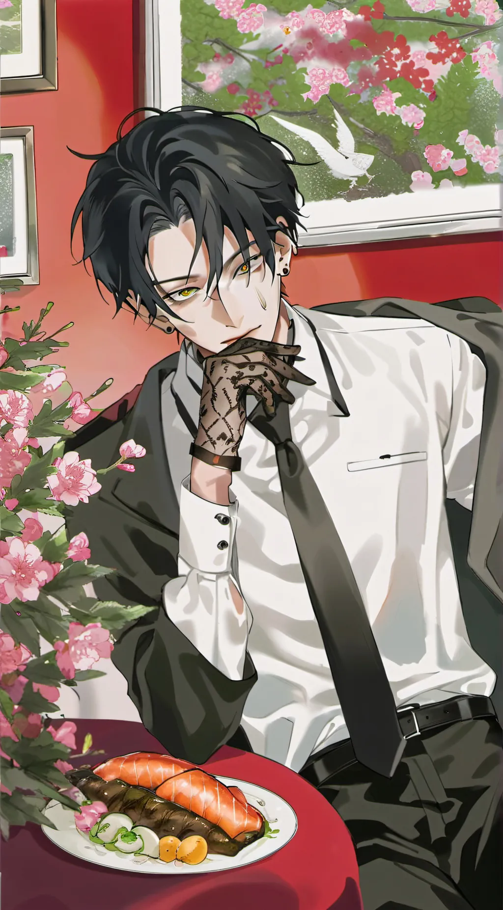 ai character: akko background