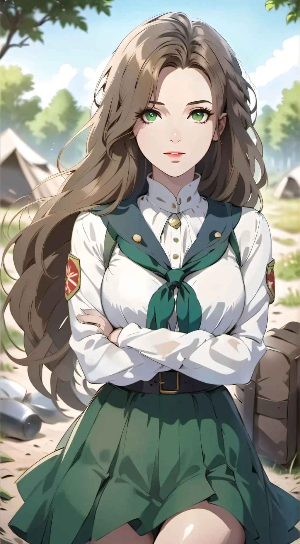 ai character: Ashley background
